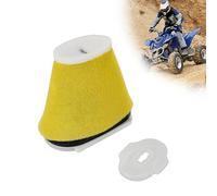 BIUGERCN Air Filter & Cage Guide & End Cap For Yamaha Raptor 660 660R YFM660R 2001 2002 2003 2004 2005 ATV Quad