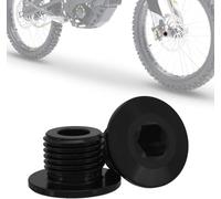 BIUGERCN M16x1.5 Front Fork Axle Nut for Surron,Motorbike Wheel Axle Nuts Screws for Surron Light Bee x/s Talaria Sting R MX4 MX3 TL4000 X3 Black