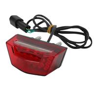 BIUGERCN Motorcycle Tail Light for Talaria Sting R MX3/R MX4 Talaria X3 XXX E-Ride Pro SS/S Elektro Dirt Bike - Red LED, Clear Glass Lens