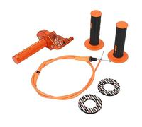 BIUGERCN Motorcycle Throttle Assembly 7/8’’ 22mm Grips Accelerator Cable quick draw for KTM EXC SX XC EXC-F 50-250cc Dirt Pit Bike Scooter Orange