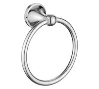 Biutimarden Stainless Steel Closed Hand Towel Bar Contemporary Simple Round Towel Ring for Bath Rust Resistant Towel Rack for Kitchen