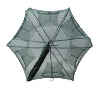 Biuzi Fishing Pot, 1pc 6/12 Holes Automatic Fishing Net Shrimp Cage Nylon Folding Crab Fish Trap Cast(6 Hole)
