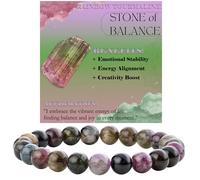 Bivei 8mm Beaded Bracelets for Women Handmade Semi Precious Natural Stone Stretch Elastic Jewelry Yoga Protection Gifts