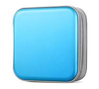 Bivisen CD Case, DVDs Wallet Holder, CD/DVD Case Wallet 40 Discs Heavy Duty Bag Binder Storage Booklet Album (Sky Blue)