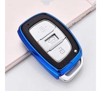 BIVVI TPU Car Key Cover Case,For Hyundai I10 I20 I30 Elantra Accent IX25 IX35 IX45,A-blue