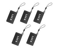 BIWIBON Smart Door Lock Key Fobs RFID Tags, Fingerprint Door Lock RFID Key Card, NFC Tags Token Proximity ID Access Control Black, 5Pcs