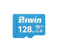 Biwin MS100 Micro SDXC Card 128GB, MicroSD UHS-I Memory Card, A1, V30, U3 Class 10, Up to 100 MB/s Read Speeds for Smartphones, Tablets, Home Security Camera and Dash Cams