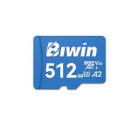 Biwin MS210 Micro SDXC SD Memory Card 512GB, Up to 210 MB/s, UHS-I V30 4K UHD A2 U3 SD Card for Digital Camera, Smartphones, Action Cams, Drones