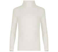 BIWTUP Girls Boys Kids Polo High Neck Tops Long Sleeve Plain Basic Shirt Turtle Roll Neck Jumper Age 2 3 4 5 6 7 8 9 10 11 12 13 Years (5-6 Years, White)