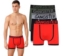 BIWTUP Mens Seamless Super Stretchy Gangster Boxer Soft Breathable Underwear Shorts Comfort Fit Daily Wear Briefs Pack of 3, 6, 12