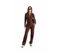 BIWTUP Womens Ribbed Long Sleeve Button Up Cardigan Top And Flared Bottom Pocket Trouser Lounge Wear Tracksuit Ladies Winter Wear 2pc Co Ord Set