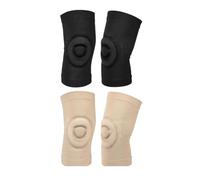Biwwubik 2 Pairs of Knee Pads, Knee Cushion and Support, Breathable Knee Brace for Football, Basketball, Dance, Figure Skating,