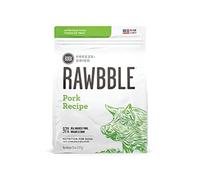 BIXBI Rawbble Frieze Dried Dog Food, Pork Recipe, 26 Oz - 97% Meat And Organs, No Fillers - Pantry-Friendly Raw Dog Food For Meal, Treat or Food Topper - USA Made In Small Batches
