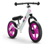 Bixe Aluminum Balance Bike for 2-5 Year Old Toddlers - 12 inch or 30.5 cm Wheels - No Pedal Kids' Training Bikes - Lightweight Bicycle for 2+ Boy or Girl - Pink