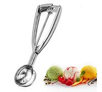 Bixel Small Ice Cream Scoop with Trigger 4cm Stainless Steel Cookie Scoop