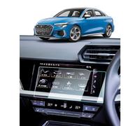 BIXUAN 10.1 Inch for Audi A3 8Y 2021 2022-2024 Screen Protector Transparent 9H Tempered Glass Protection Anti Fingerprint Navigation Protective Film GPS A3 2023 Navigation Film