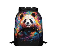 Biyejit Animal Panda Print Toddler Backpack for Girls and Boys, Preschool Kindergarten Backpack, Cute Kids School Bookbag with Adjustable Straps