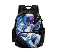 Biyejit Astronaut Guitar Butterfly Kids Backpacks Boys School Bag Lightweight Rucksack for Elementary Middle School Teen Students