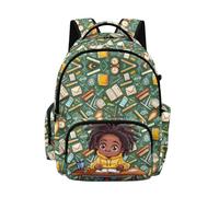 Biyejit Black Boys Study Childrens Backpack with Multiple Pockets Large Capacity School Bag Lightweight Rucksack for Girls Elementary Students Daypack