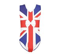 Biyejit Bow-Knot The Union Jack Girls Leotards Dance Sport Wear Gymnastics One-Piece Swimwear for Kids Boys 9-10 Years