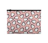 Biyejit Cute Penguin Travel Storage Bags Womens Mens Waterproof Luggage Organiser Reusable Hospital Bags for Phone, Cosmetics, Offices