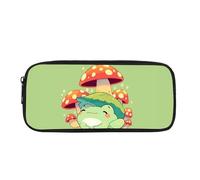 Biyejit Frog Pencil Case Kids Pen Bag Pouch Childrens Stationery Brush Organizer Toiletry Stationery Bag for Teen Boys Girls Back to School Gift