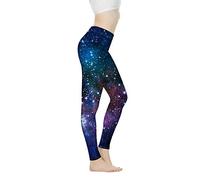 Biyejit Galaxy Stars Womens Legging Yoga Pants for Women Running Exercise Workout Leggings