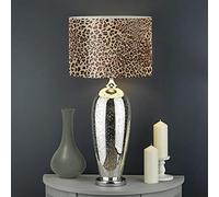 Biyejit Leopard Print Lamp Shade Large Drum Lampshade Cover for Chandeliers Floor Light and Table Lamp