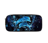 Biyejit Whale Pencil Case Kids Pen Bag Pouch Childrens Stationery Brush Organizer Toiletry Stationery Bag for Teen Boys Girls Back to School Gift