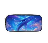 Biyejit Whales Pencil Case Kids Pen Bag Pouch Childrens School Office Classroom Travel Supplies Toiletry Stationery Bag for Teen Boys Girls Back to School Gift