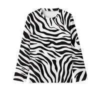 Biyejit Zebra Skin Boys Girls Sweatshirt Jumper Long Sleeve T-Shirt Crewneck Casual Clothes for Age 3-16 Years
