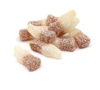 Biyinzika Organics Kingsway Fizzy Cola Bottles, Sour Sweets - 500g (No Artificial Flavor, No Artificial Color, Gelatine Free,Vegan, Vegetarian)