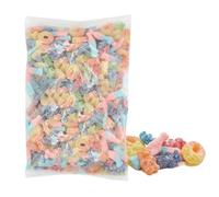 Biyinzika Organics Kingsway Mega Value Assorted Fizzy Mix, Sour Jelly Sweets - 500g (Gelatine Free, Gluten Free, Vegan,Vegetarian)