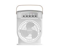BIYODAN Freeze Fan, Cooling Fan, Portable Cooling Fan, The Air Frost Fan, Icy Blast Fan, Portable Air Cooler Fan(White)