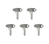 Biyouparts 5Pcs Ignition Key 1570 5252 Compatible with Ford 1210 1320 1520 1530 1620 1630 Compatible with New Holland Compact Tractor 1725 1925 3415 TC25 Skid Steer Loader L465 L554 L565