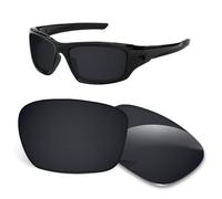 Biyxpiv 1.5MM Replacement Lenses Compatible With Oakley Valve New 2014 OO9236 60mm Sunglasses, Anti-Scratch, Dark Black