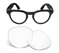 Biyxpiv 1.5MM Replacement Lenses Compatible With Ray-Ban Meta Headliner RW4009F 51mm Smart Sunglasses, Hd Crystal, 51MM