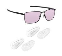 Biyxpiv Replacement Nose Pads EarSocks Rubber Kits for Oakley Ejector OO4142 Eyeglasses, Easy Installation, 2 Pairs Nose Pad