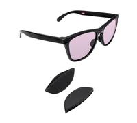 Biyxpiv Replacement Nose Pads Nose Guards for Oakley Frogskins Range XL OO9503 OO9503A Frogskins Hybrid OO9289 Frame - 1 Pair Black Small