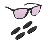 Biyxpiv Replacement Nose Pads Nose Guards for Oakley Thurs OO9286 OO9286A Lateralis OO9431 Sunglasses - 2 Pairs Black Nose Pad Small