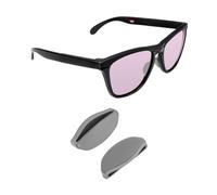 Biyxpiv Replacement Nose Pads Nose Piece for Oakley Frogskins Range XL OO9503 OO9503A Frogskins Hybrid OO9289 Frame, Grey Low Bridge Fit(large) Nose Pad X 1