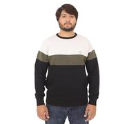 biyya® Men's Fleece Crew Neck Sweatshirt Pullovers Long Sleeve Jumper, Unisex Sweater S-3XL (MFSS-173-A, XXL)