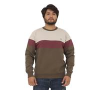 biyya® Men's Fleece Crew Neck Sweatshirt Pullovers Long Sleeve Jumper, Unisex Sweater S-3XL (MFSS-173-B, 3XL)