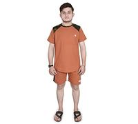 biyya® Men's Short Pyjama Sets Soft Cotton Men's Short PJs, Sleepwear Nightwear Set Pjs for Men Jersy T-Shirt and Shorts PJ Set S to 3XL (MSS-153-C, Large)