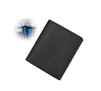 Bizaical Disabled Badge Holder, Mini Wallet for Disabled Badge in Faux Leather - Compact Car Document Organizer with Oyster Card Holder and Bus Pass Pocket (Black)