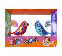 Bizak Digibirds Interactive Birds 2 Pack, Singing and Whistling, Move Beak and Head and Chorus Singing Together, Each is a Species (62008611)