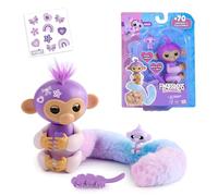 Bizak Fingerlings Tail Surprise Monkey, combs his long tail, hides a surprise, interactive monkey with over 70 sounds and reactions, +5 years (61853243-1)