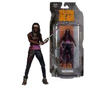 Bizak McFarlane The Walking Dead Michonne Poseable Figure, 12 cm, 20 Points of Articulation for Poses with Accessories and Bookmarks, for Collectors and Fans (64384344)