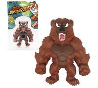 Bizak Monsterflex 64390011-10 Wild Monster Grizz Lee, Super Extendable and Elastic, 25 cm, 14 cm for Collecting, for Fans and Children from 4 Years