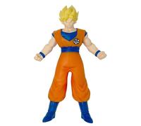 Bizak Monsterflex 64390230 Goku Super Saiyan Figure by Dragon Ball, Super Extendable and Elastic, 25 cm, 12 cm, for Adult Fans and Children from 6 Years